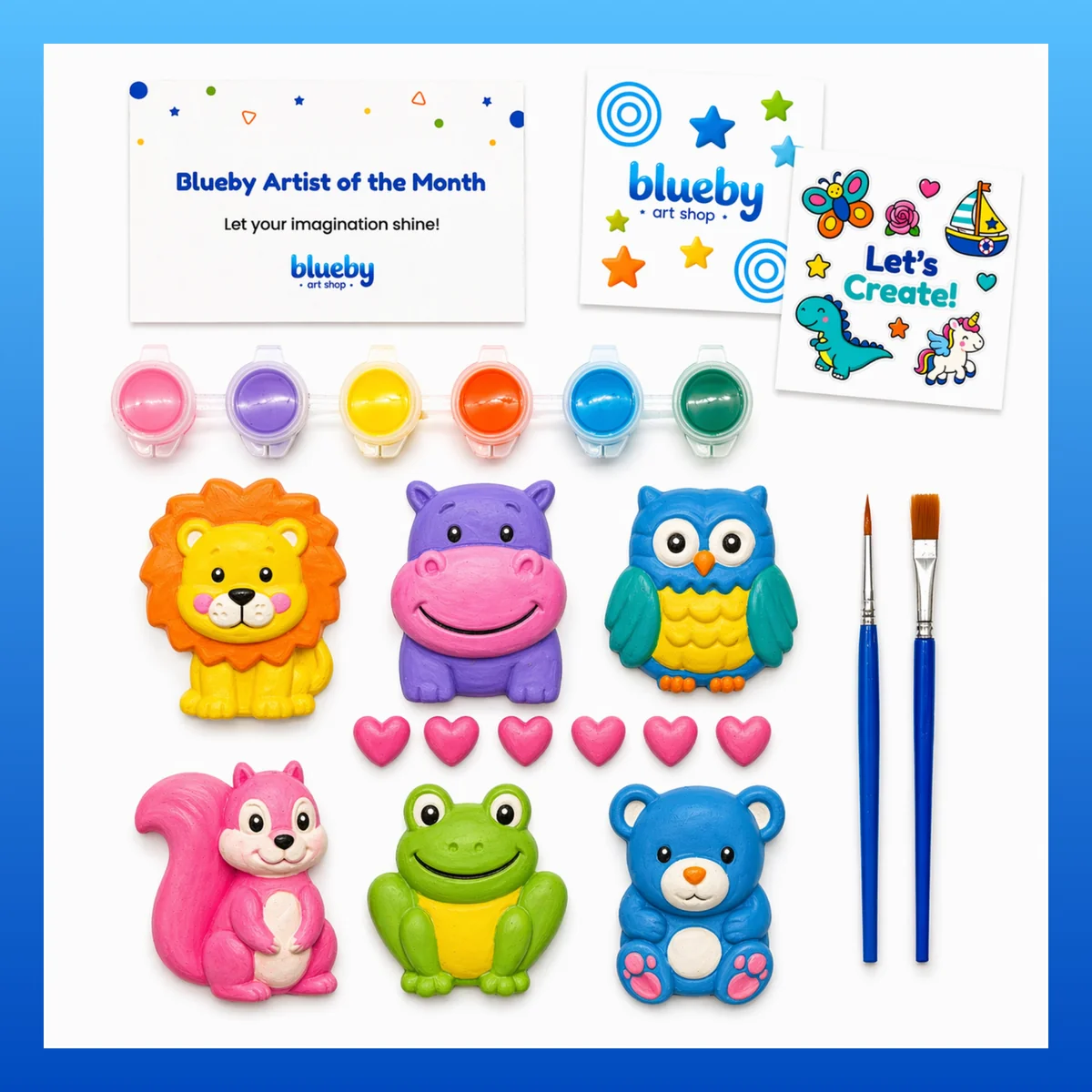 Animal Creative Explorer Kit - kids art kit from Blueby Art Shop