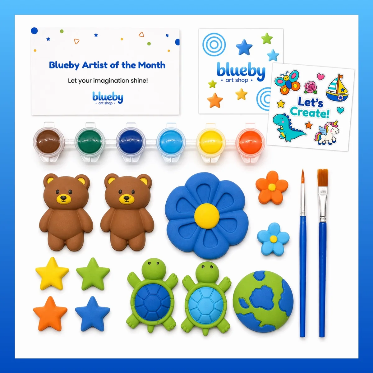 Bear Creative Explorer Kit - kids art kit from Blueby Art Shop