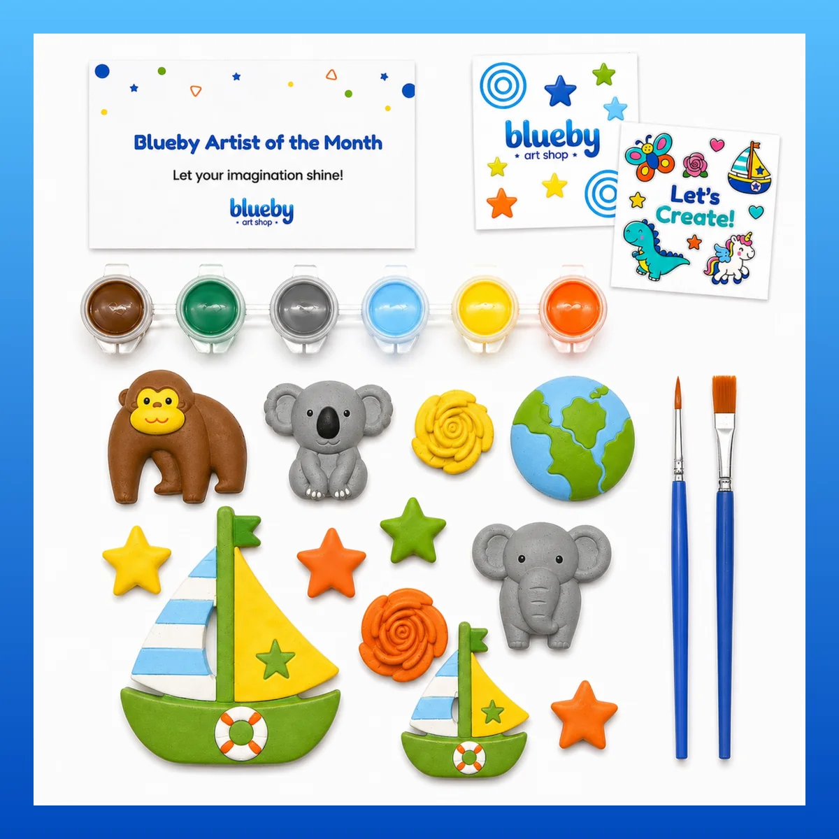 Boat Creative Explorer Kit - kids art kit from Blueby Art Shop