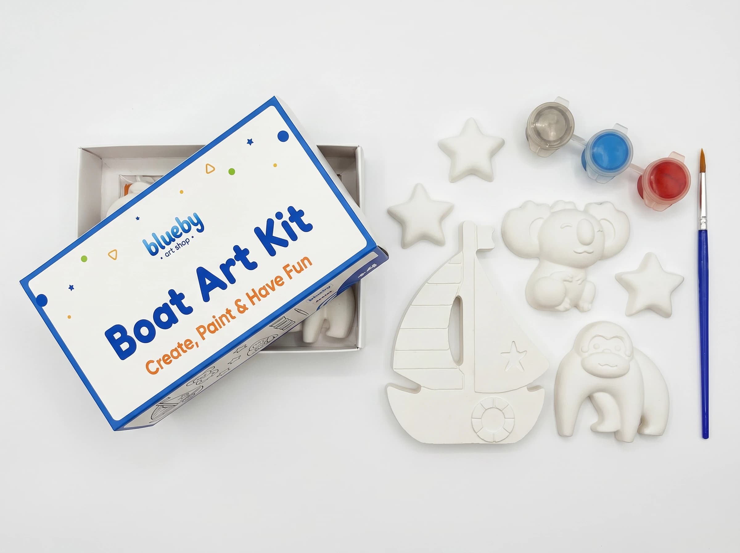 Boat Mini Art Kit - kids art kit from Blueby Art Shop