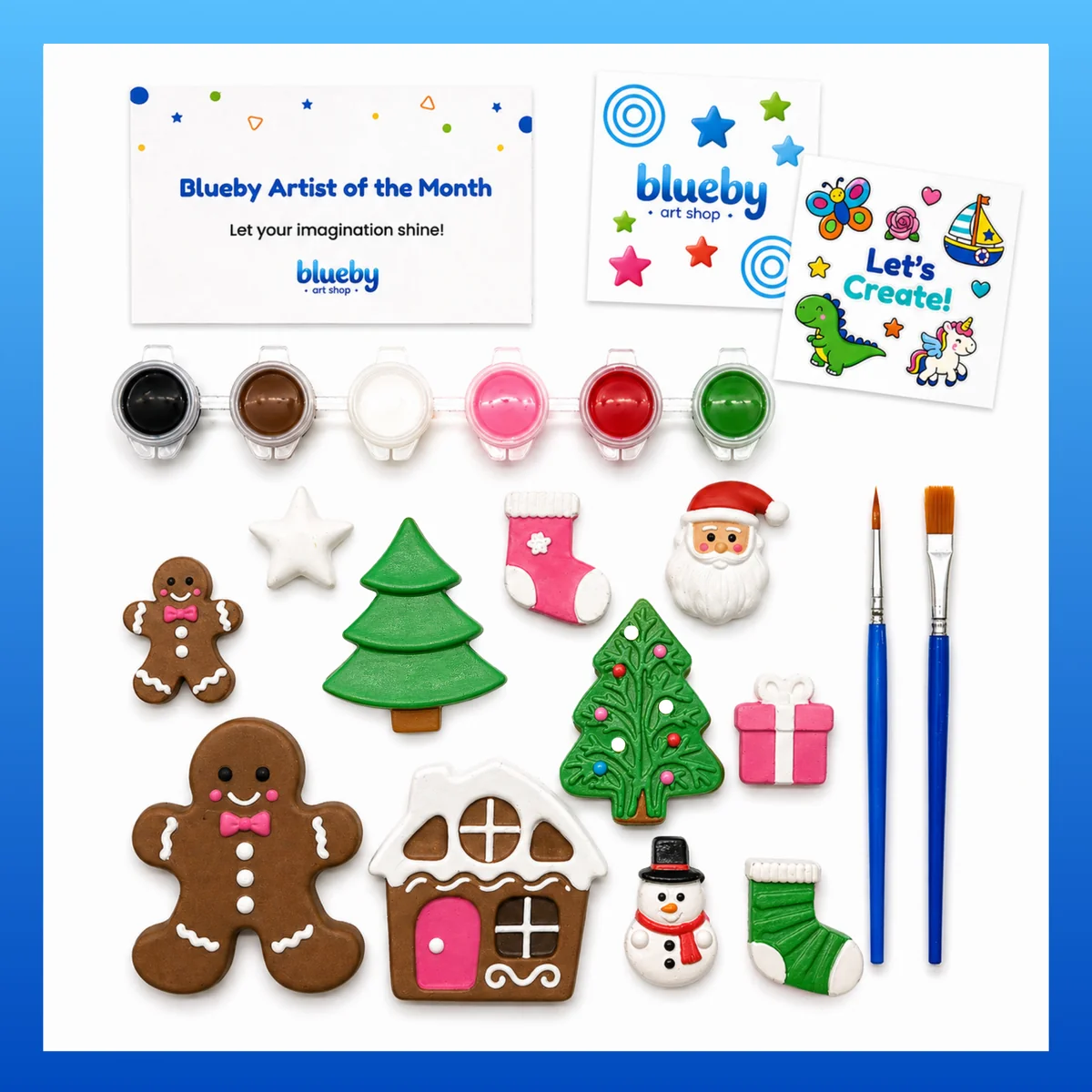 Christmas Creative Explorer Kit - kids art kit from Blueby Art Shop