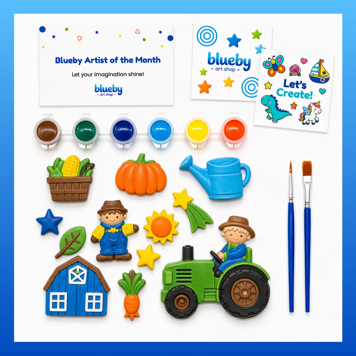 Farm Creative Explorer Kit - kids art kit from Blueby Art Shop