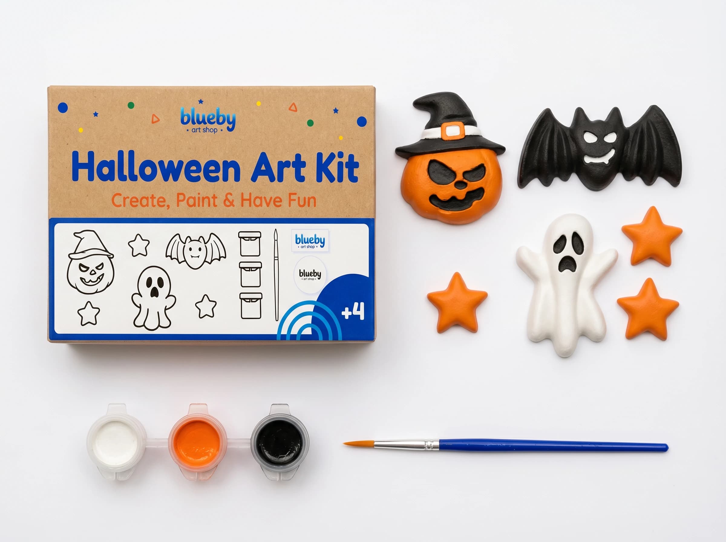 Halloween Mini Art Kit - kids art kit from Blueby Art Shop