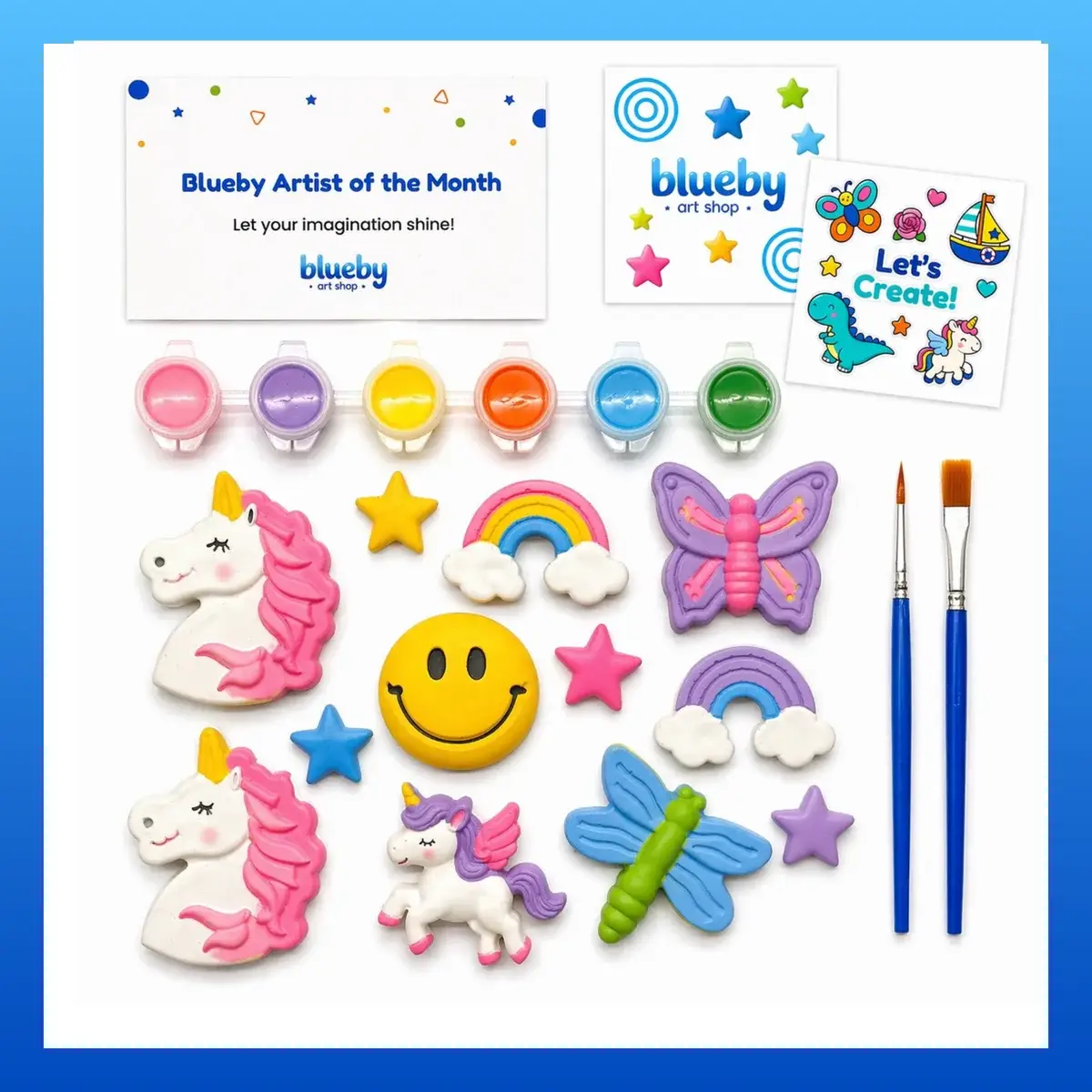 Unicorn Creative Explorer Kit - kids art kit from Blueby Art Shop