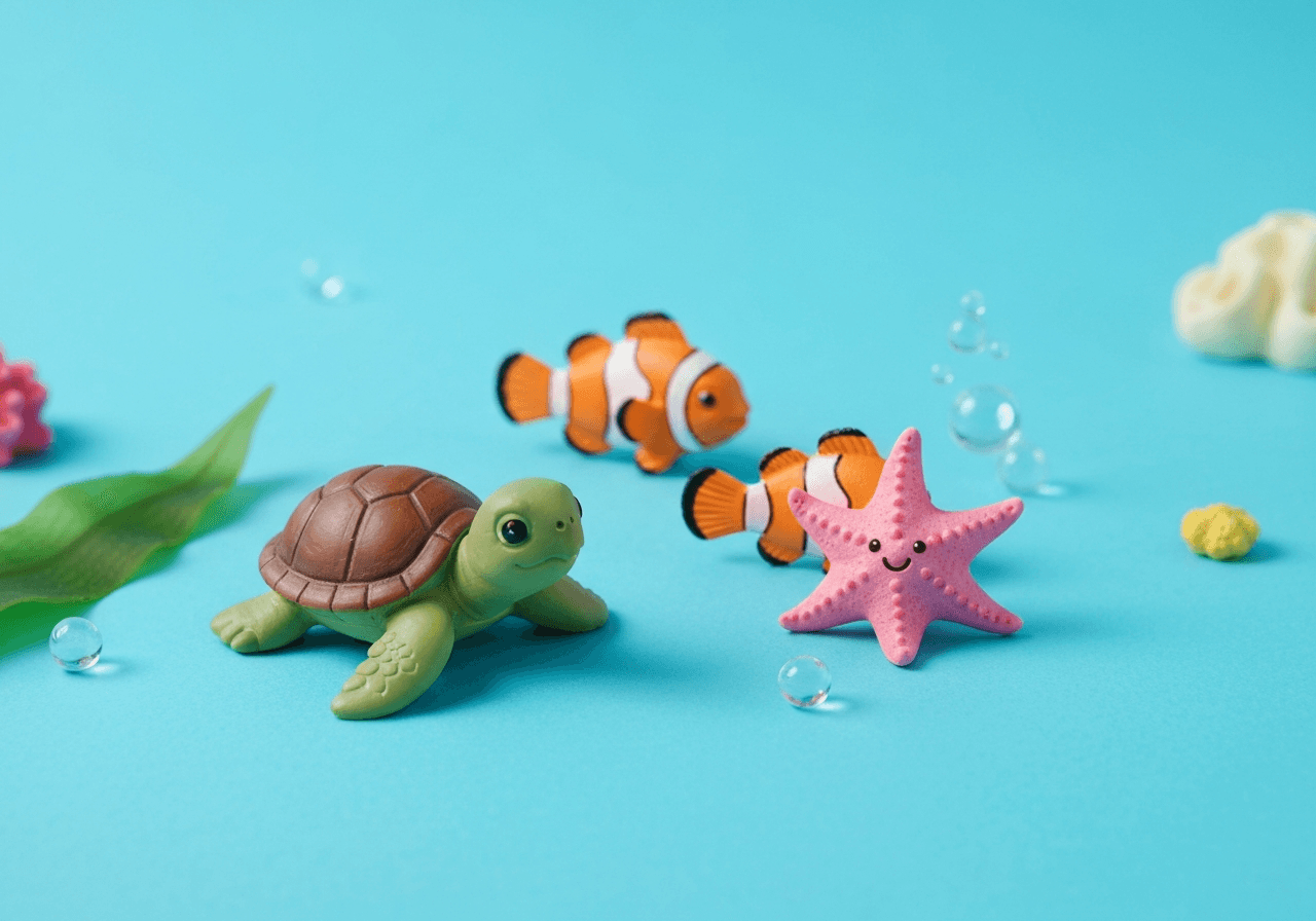 Ocean Animals Plaster Set