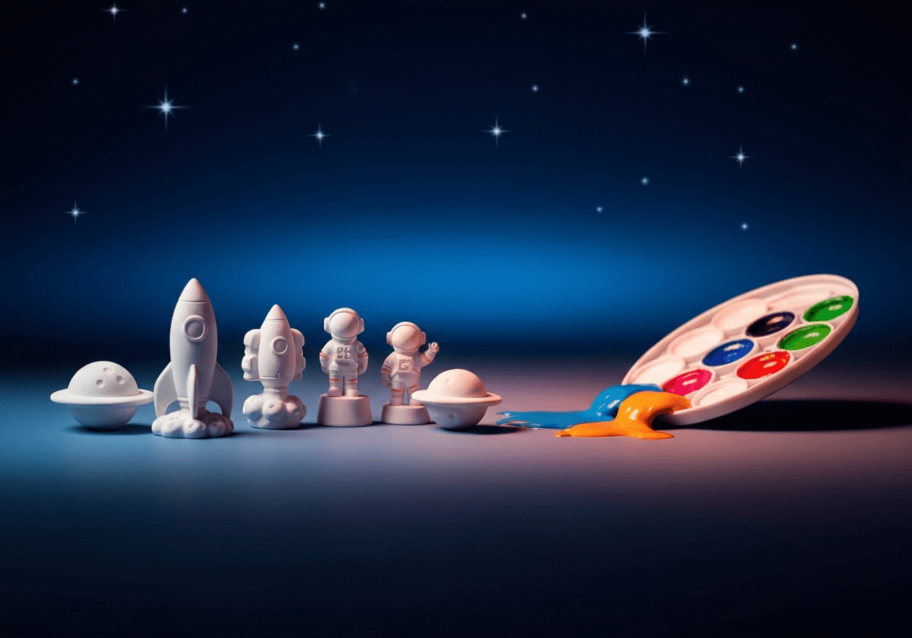 Space Explorer Plaster Kit